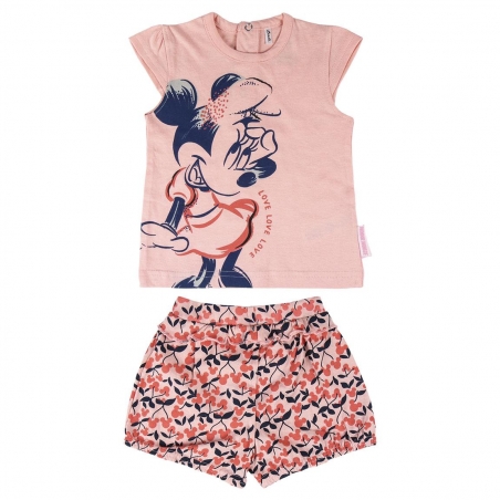 Minnie rosa conjunto de 2 piezas