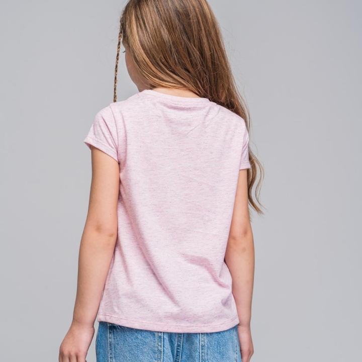 T-Shirts Minnie Glitter rosa - Lucci