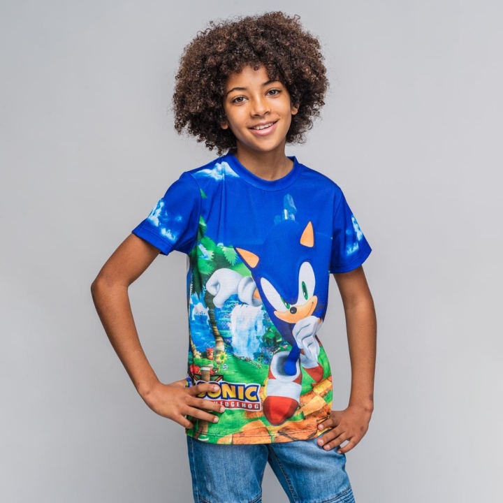 T-Shirts Sonic Estampagem Full - Lucci