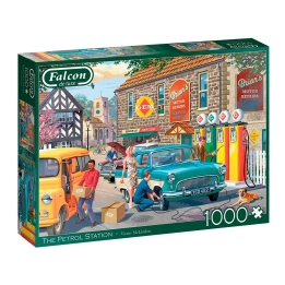 Puzzle 1000 peças com ilustração The Petrol Station da Falcon de Luxe, EAN 8710126113219 ref 11321