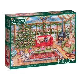 Puzzle Christmas Conservatory Falcon de Luxe 1000 peças - Lucci