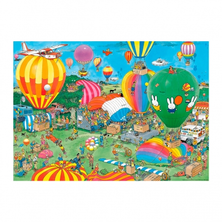 Puzzle Comic Hooray Miffy Jan Van Haasteren 1000 peças - Lucci