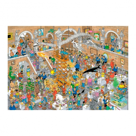 Puzzle Comic Gallery of Curiosities Jan Van Haasteren 3000 peças - Lucci