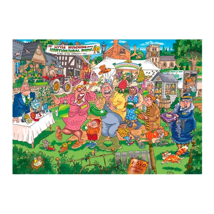 Puzzle Comic The Big Weigh In da Coleção Wasgij Original 32 1000 peças - Lucci