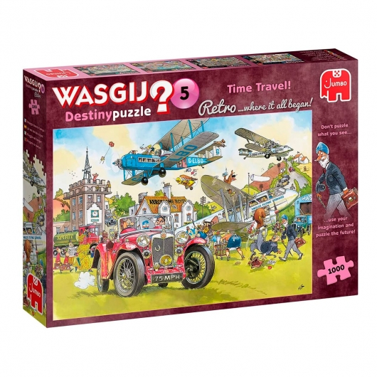 Puzzle Comic Time Travel da Coleção Wasgij Destiny Retro 5 1000 peças