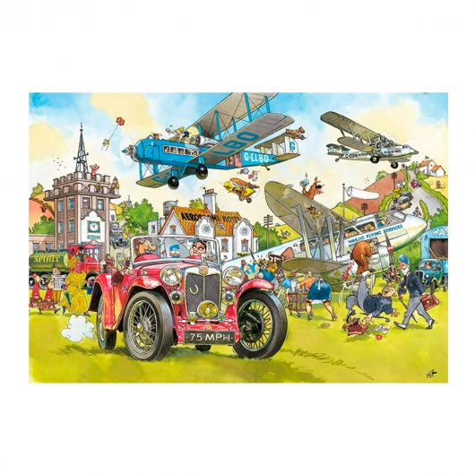Puzzle Comic Time Travel da Coleção Wasgij Destiny Retro 5 1000 peças - Lucci