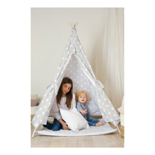 Carpa Tipi Carlota Grey de La Nina