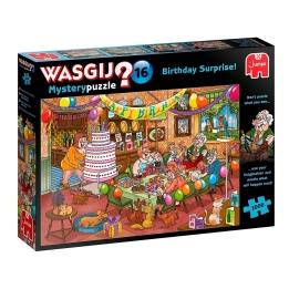 Puzzle Comic Birthday Surprise da Coleção Wasgij Mystery 16 1000 peças - Lucci