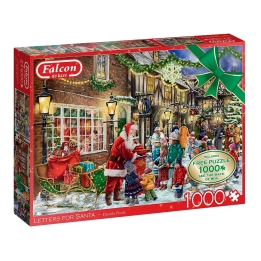 Puzzle Letters for Santa Coleção Falcon de Luxe da Jumbo 2x1000 peças - Lucci