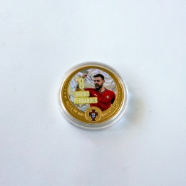 Moeda Especial ICoins FPF 2026 – 08 Bruno Fernandes
